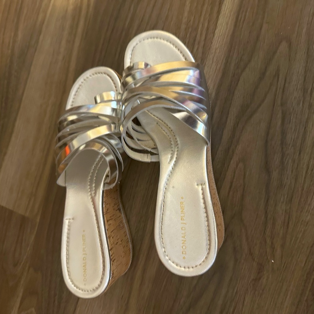 Donald J Pliner wedge heel sandals